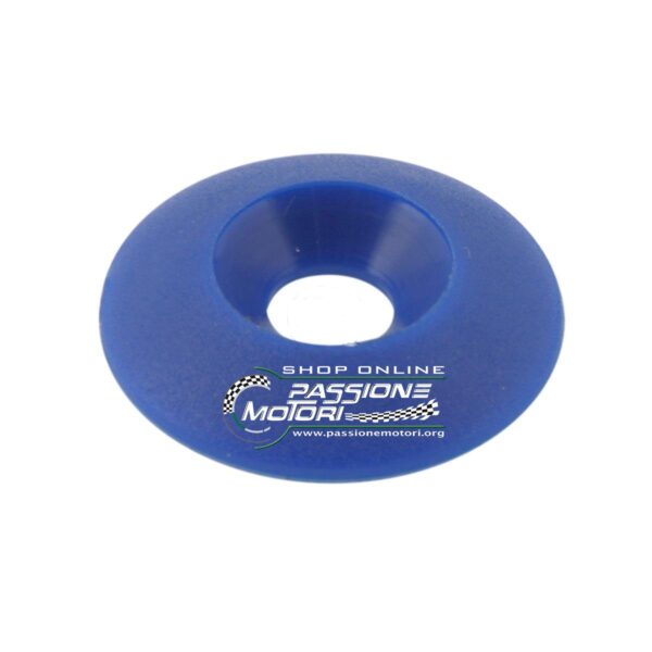 Rondella Svasata in Nylon Blu 30x8