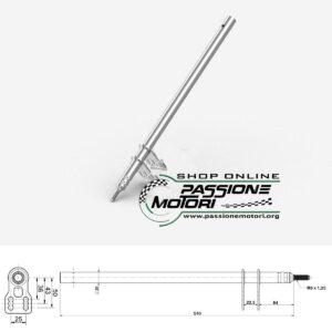 PIANTONE CRG M8 X 510mm STERZO